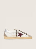 Golden goose bordeaux stars + lacets léopard